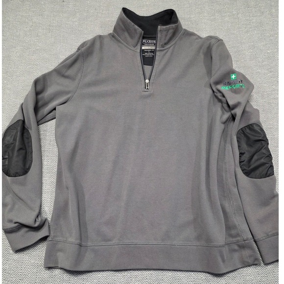 Jos. A. Bank Other - Jos A Bank Traveler Travel Tech Mens Large Gray Quarter Zip Pullover Sweater L